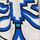 Cream/Blue Print