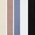 Black/White/Nude/Brown/Blue