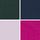 Pink/Purple/Blue/Green/Grey