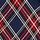 Noir Navy Blue Christmas Tartan