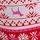 Bright Vermillion Fairisle Print