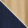 Navy and Beige