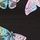 Pure Black Butterfly Print