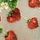 Strawberry Embroidery Green