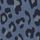 Blue Leopard Print
