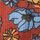 Chestnut Spice Retro Flowers