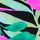 Neon Tropical Leaves