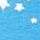 Skyline Blue Foil Stars
