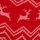 Lipstick Red Reindeer Fairisle Smooth
