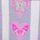 Icy Lavender Butterfly Stripe