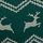 Black Ivy Green Reindeer Fairisle Smooth