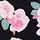 Black/ Pink Floral