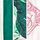 White/Green/Pink
