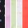 Red/Pink/Green/White Scallop