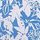 Rendezvous Blue Sketched Palm
