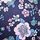 Retro Floral Navy Blue