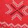 Lipstick Red Fair Isle Posey