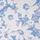 Blue & White Floral with Capri Pink