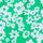 Electric Green Daisy Print