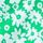 Electric Green Daisy Print