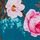 Blue Sapphire Rosey Floral