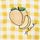 Pale Banana Gingham With Embroidery