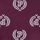 Rich Maroon Seal Print Red