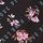 Logo Floral Print Pure Black