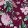 Starry Floral Burgundy Purple