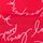 Red Script Logo Print