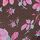 Black Floral Ribbon Slot Lace