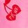 Dreamy Pink Cherry Hearts