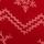 Lipstick Red Reindeer Fairisle Smooth