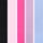 Black/Pink/Purple/Blue