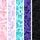 Black/Blue/Purple/Pink