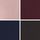 Navy Blue/Chocolate Brown/Dark Red/Mid Pink