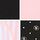 Black/Pink/White