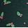 Deep Forest Green Holly Print