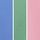 Blue/Pink/Green