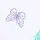 White Butterfly Print