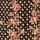Black/Red Floral