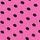 Sizzling Strawberry Pink Polka Dots