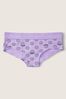 Stretch Cotton Cotton Logo Hipster Knickers