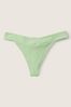 Stretch Cotton Crossover Cotton Thong Knickers