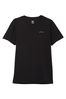 Pure Black Radiate Positivity Short Sleeve Slub T-Shirt
