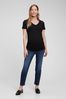 Dark Wash Blue Gap Maternity Over The Bump Vintage Straight Jeans