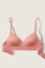 French Rose Pink Wear Everywhere Smooth T-Shirt Bra, Non Wired Lightly Lined