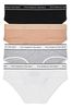 Stretch Cotton Stretch Cotton Logo Multipack Knickers