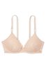 Champagne Nude Lace Sexy Tee Non Wired Push Up Bra
