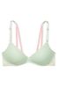 Champagne Nude Lace Sexy Tee Non Wired Push Up Bra